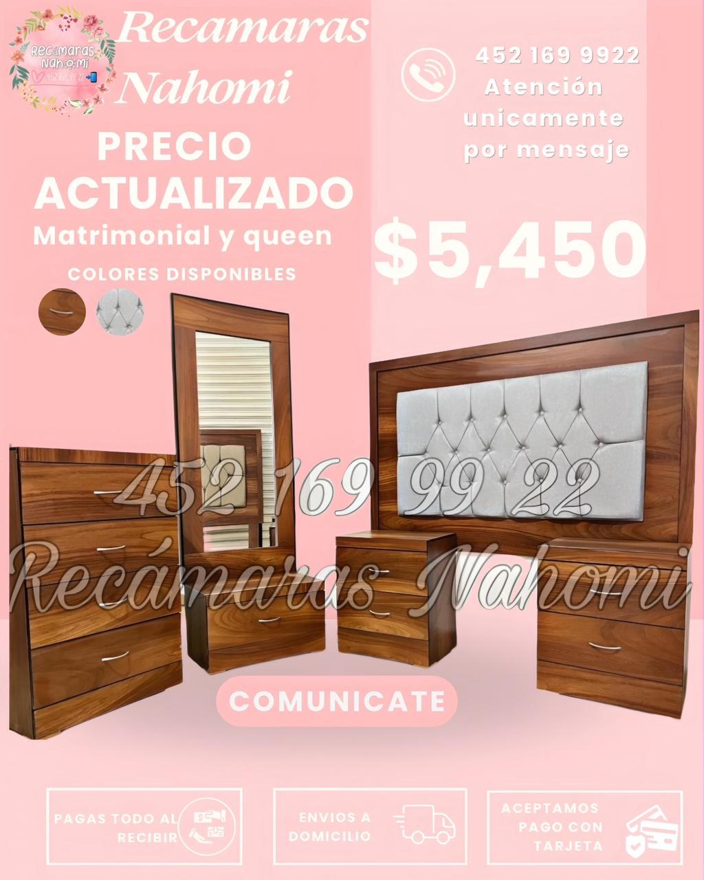 Recámara Nogal Perla