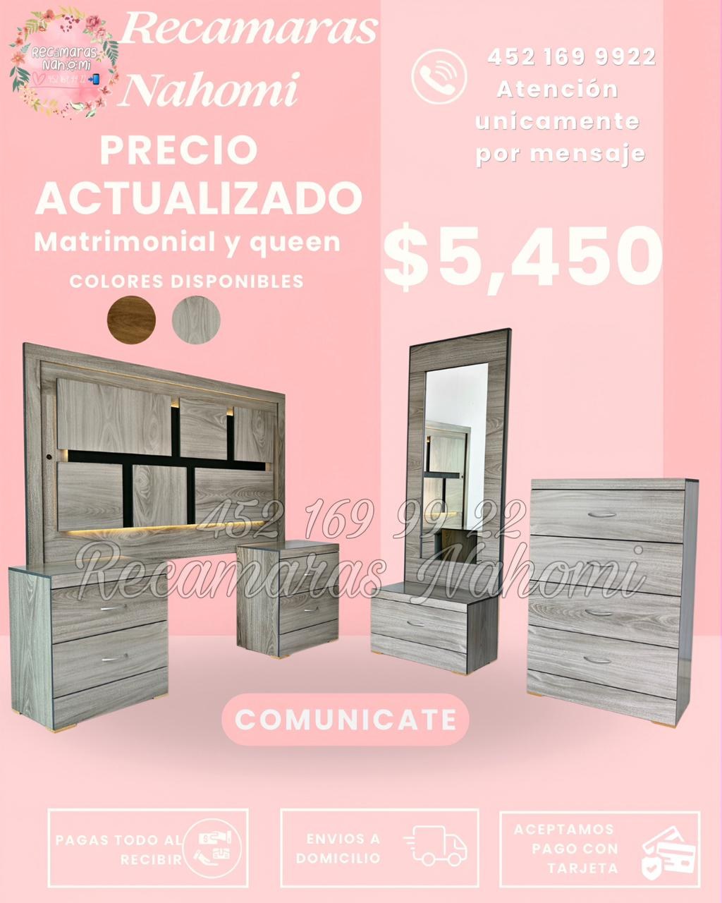 Recámara Cabecera con Luz Gris