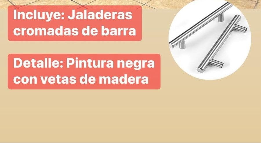 Detalles de Recámara Negro Líneas