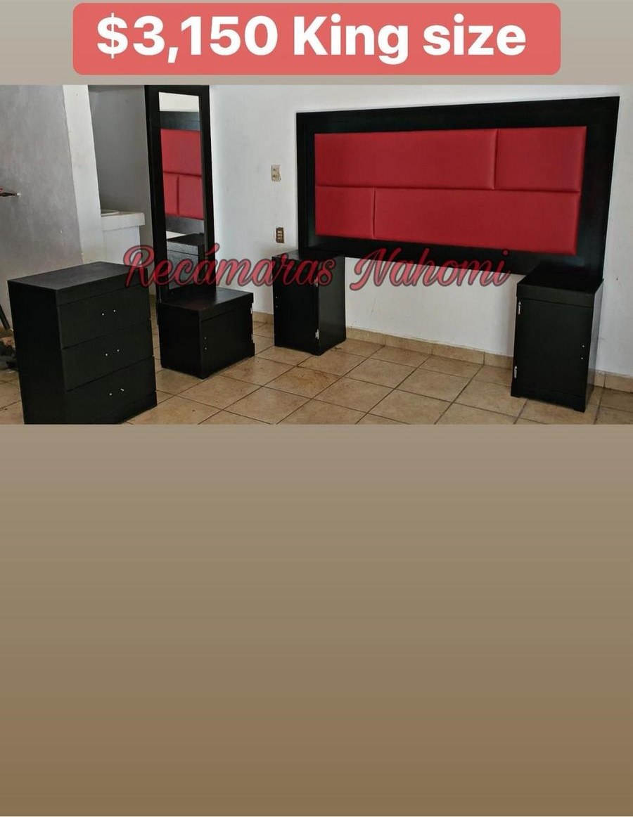 Recámara King Cabecera Roja