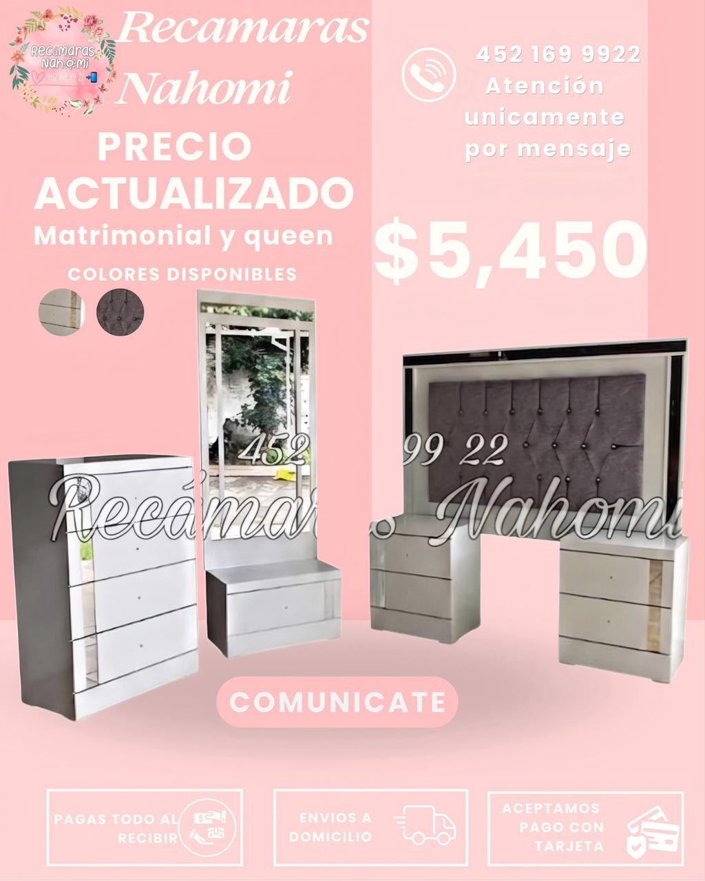 Recámara Blanca Gris Oxford