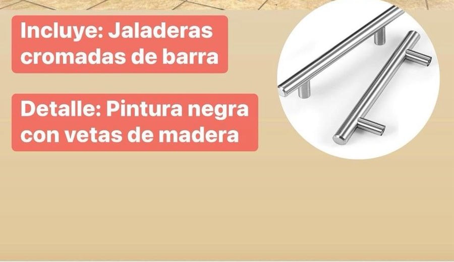 Detalles de Recámara Negra Tapiz