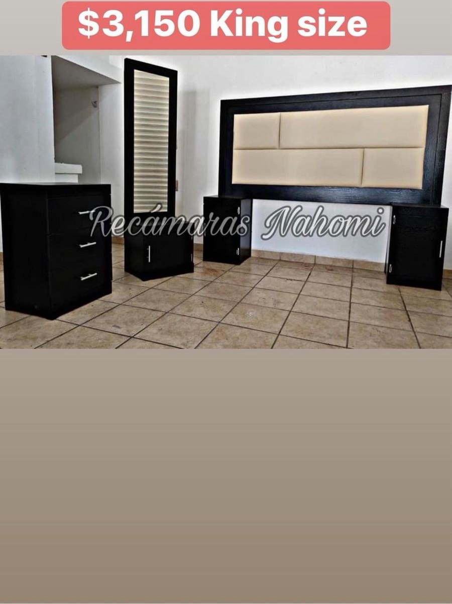Recámara King Cabecera Hueso